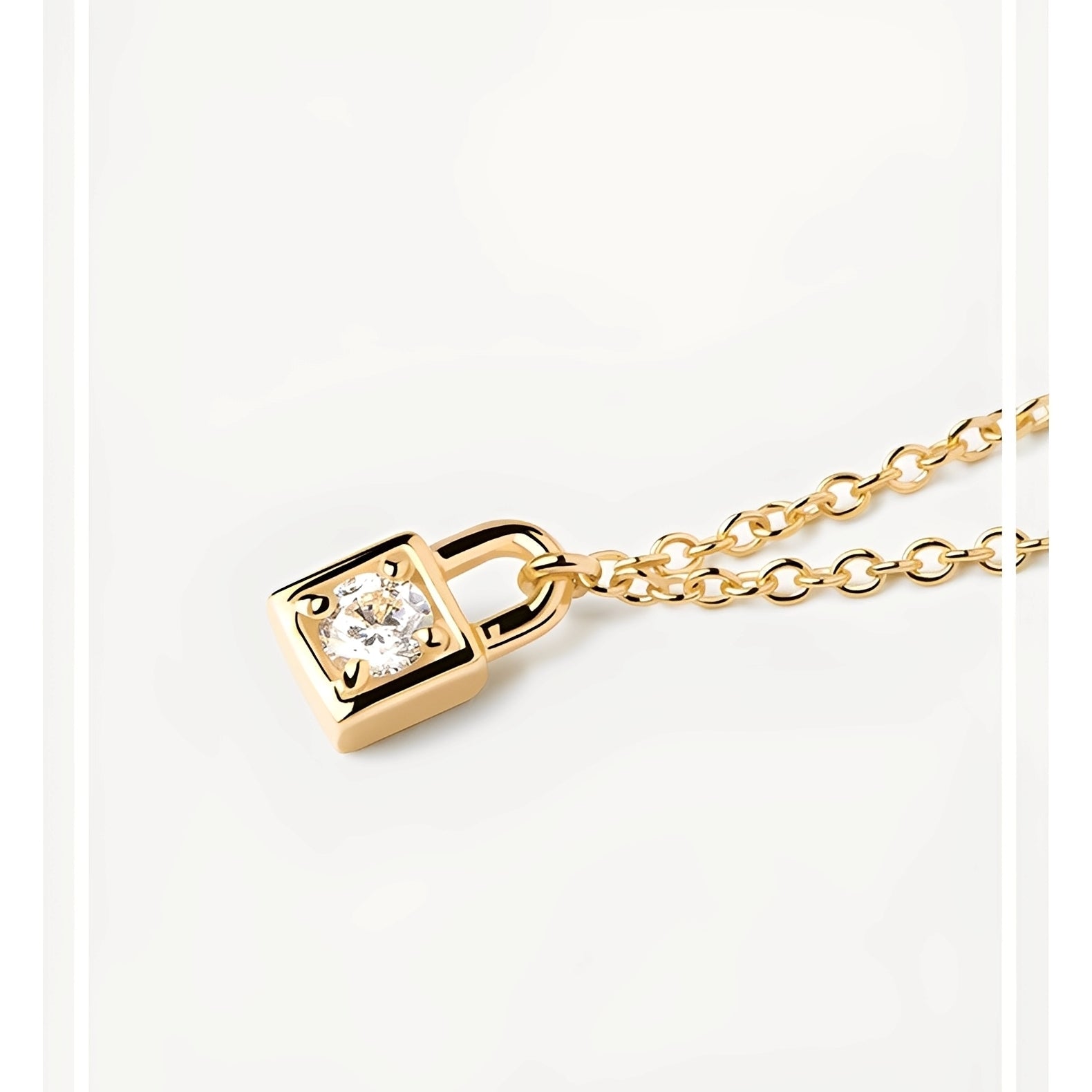 Maelyne – Collier pendentif mini serrure