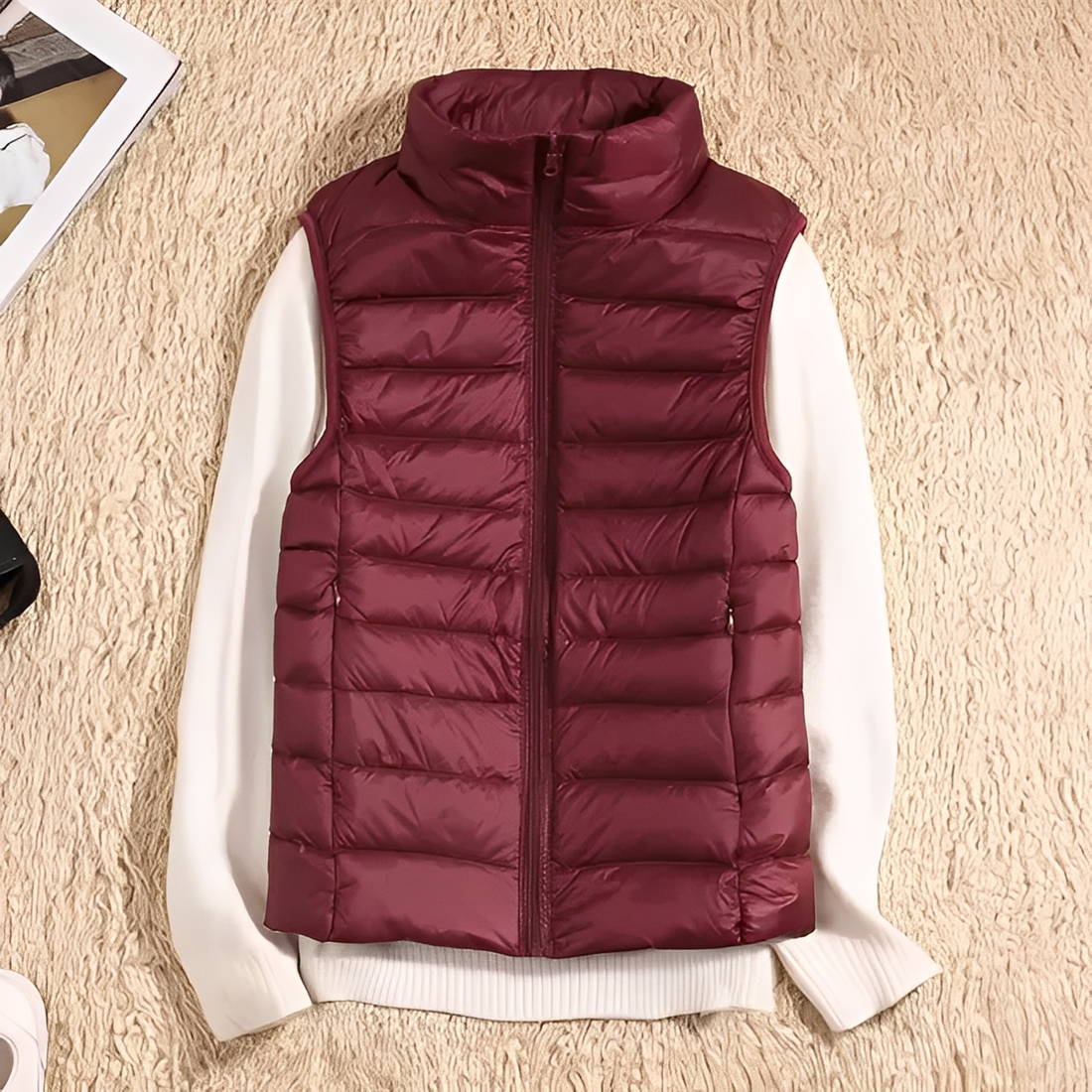 Sophie - Gilet léger et chaud