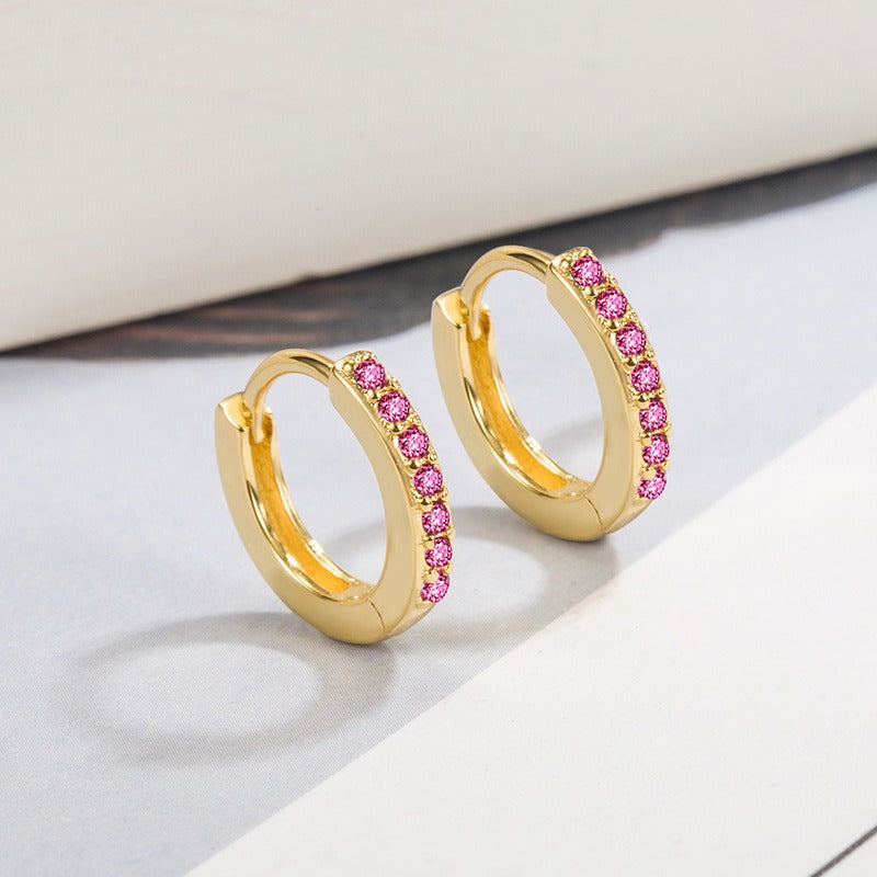 Selena – Boucles d'oreilles pendantes d'inspiration marine dorée
