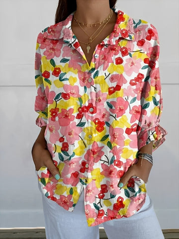 Roxanne - Chemise élégante avec patte de boutonnage pour femmes