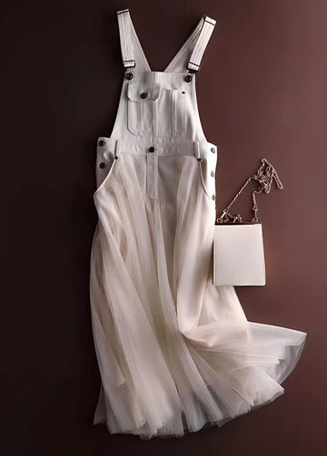 Chrissy - Robe patchwork élégante en tulle pour femmes
