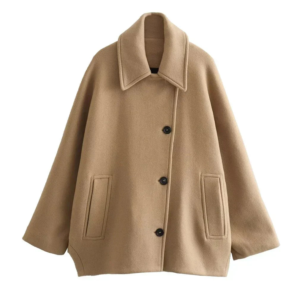 Malia - Coat for women in cashmere wool