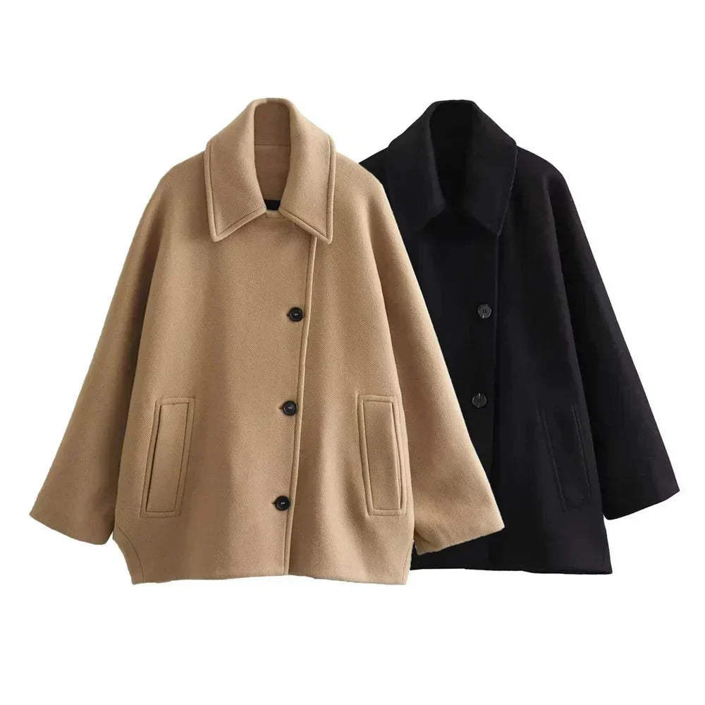 Malia - Coat for women in cashmere wool