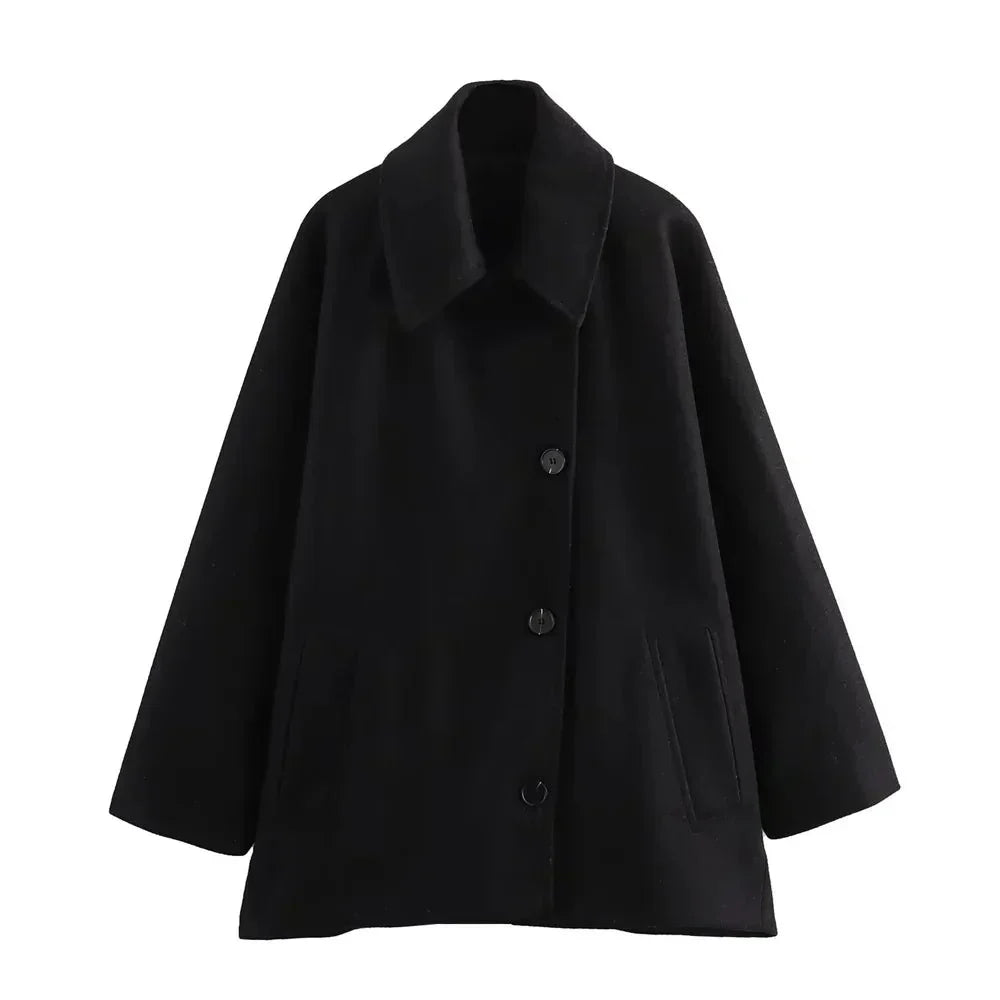 Malia - Coat for women in cashmere wool
