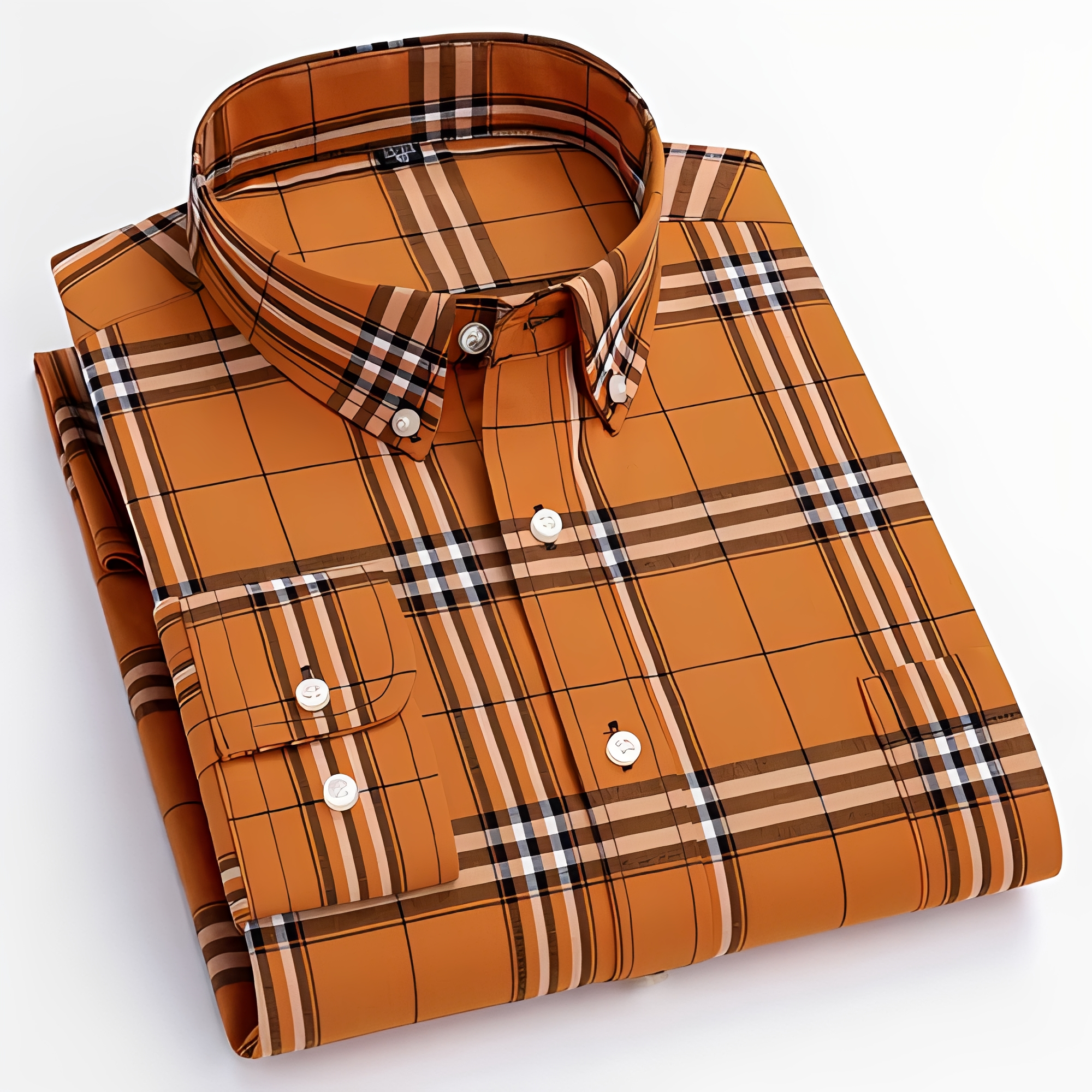 Aldrine - Chemise homme manches longues style casual