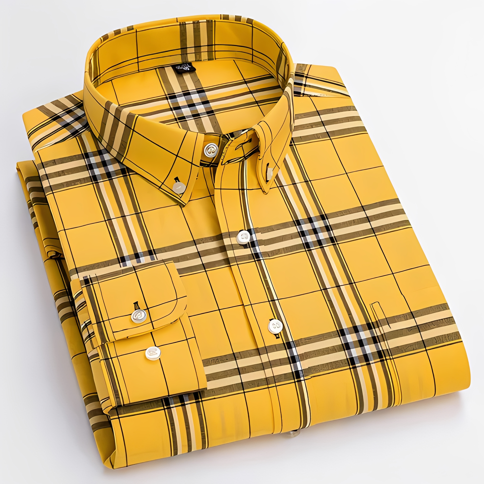 Aldrine - Chemise homme manches longues style casual