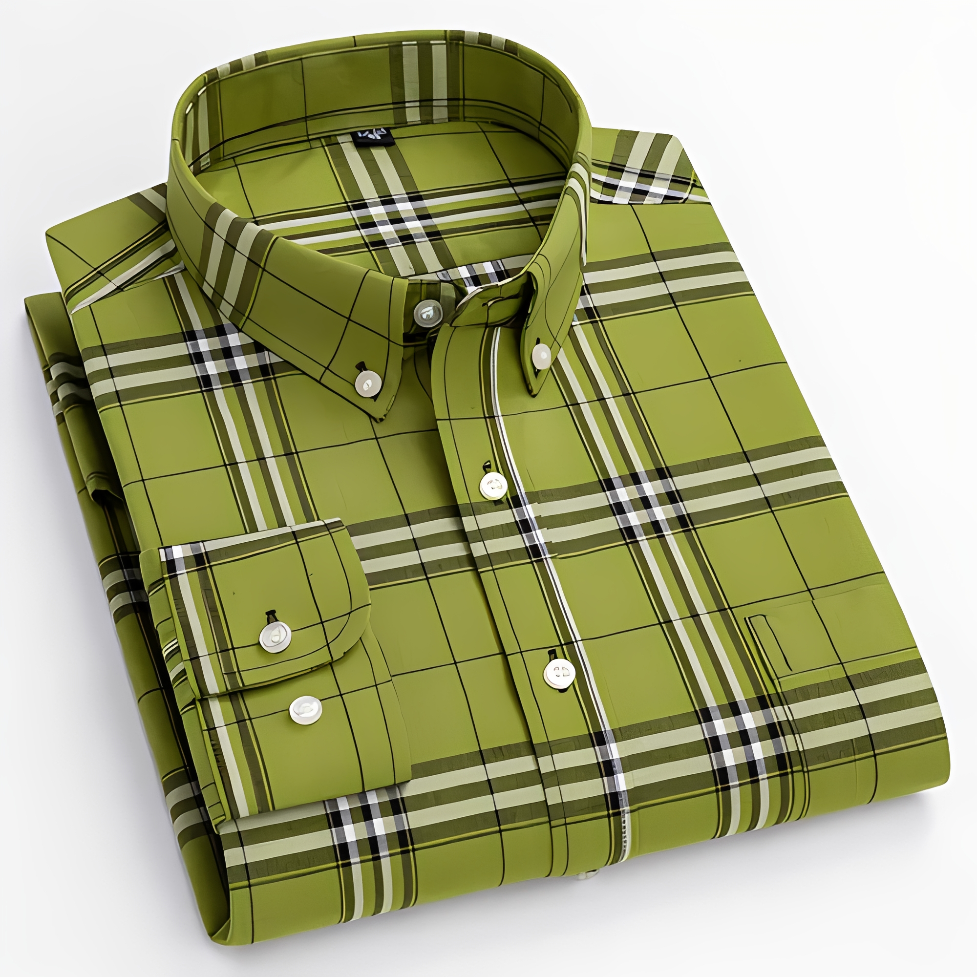 Aldrine - Chemise homme manches longues style casual