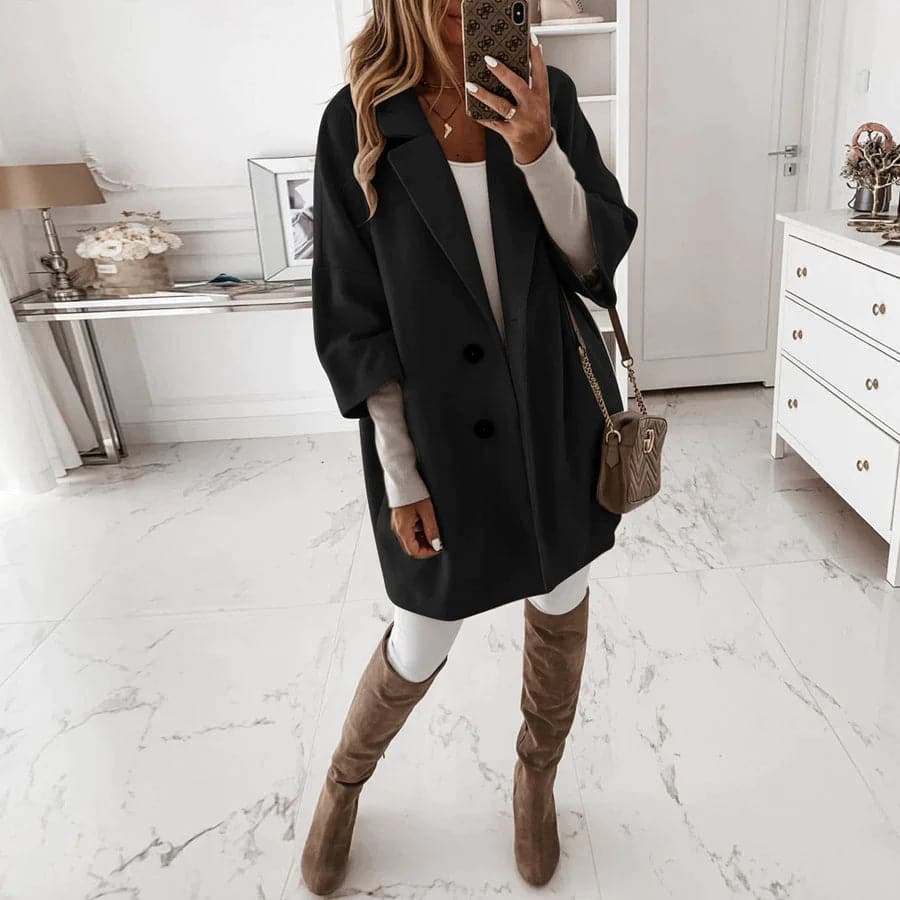 Delphine – Manteau d'hiver douillet