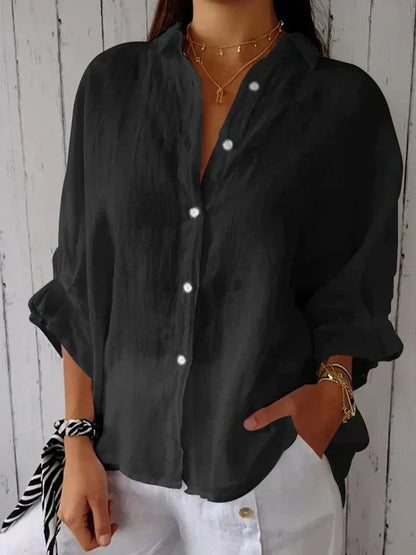 Madison - Timeless elegant blouse with buttons