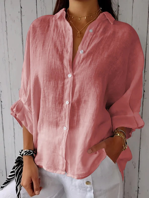 Madison - Timeless elegant blouse with buttons
