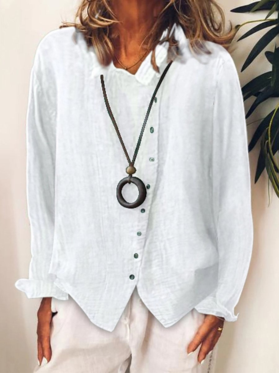 Liv – Chemise longue décontractée pour femme