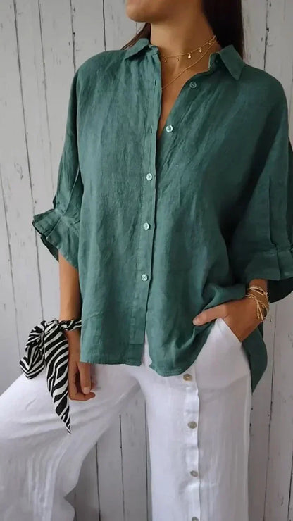 Madison - Timeless elegant blouse with buttons