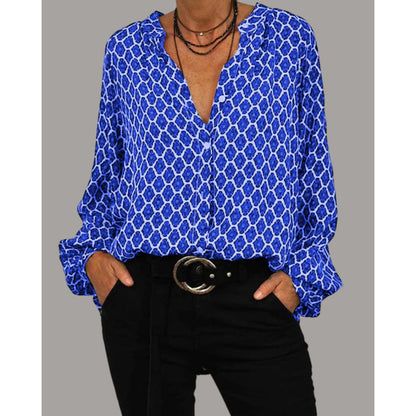 Zara - Blouse Décontractée à Col en V