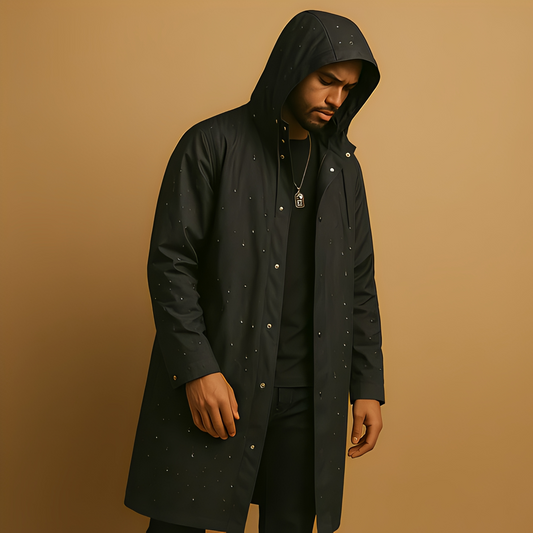 Alejandro - Long waterproof coat for men