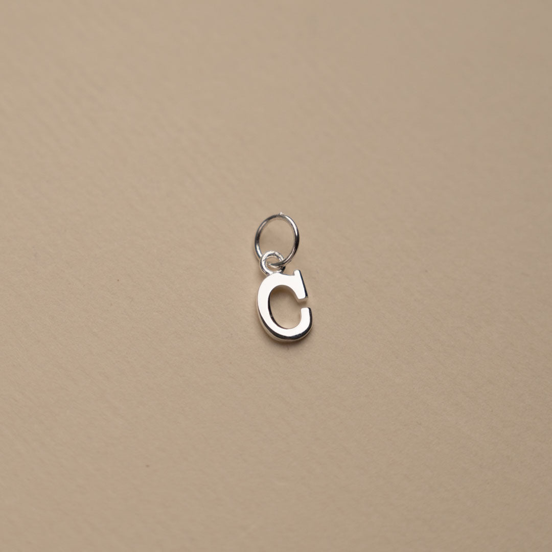 Nadia - Pendentif lettre en argent