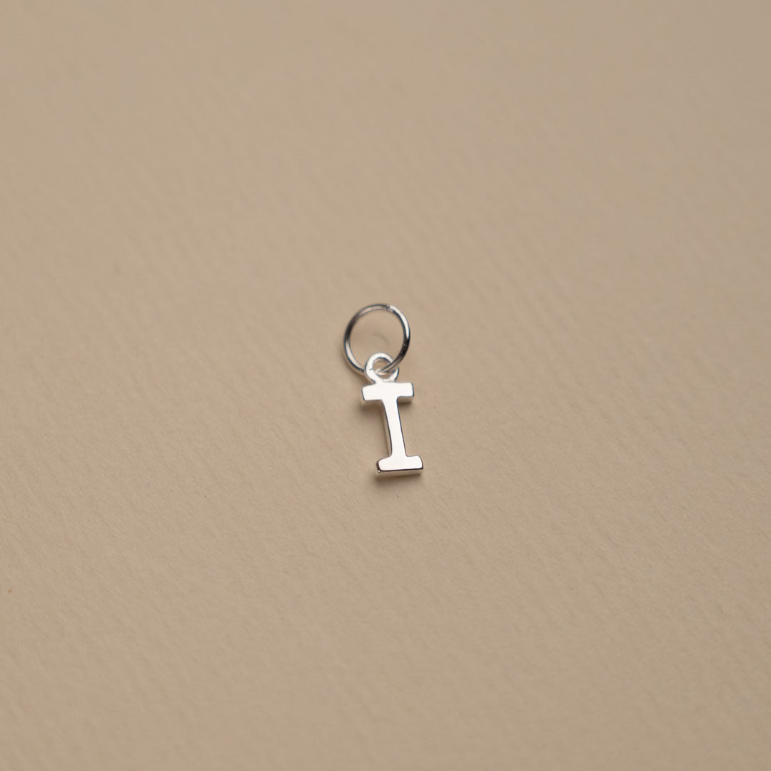 Nadia - Pendentif lettre en argent