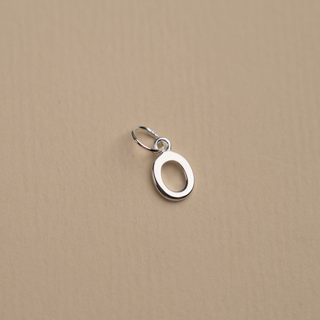 Nadia - Pendentif lettre en argent