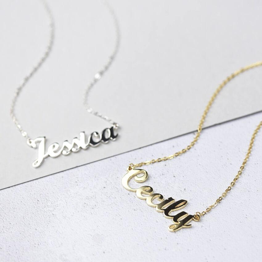 Soline – collier de nom personnalisé