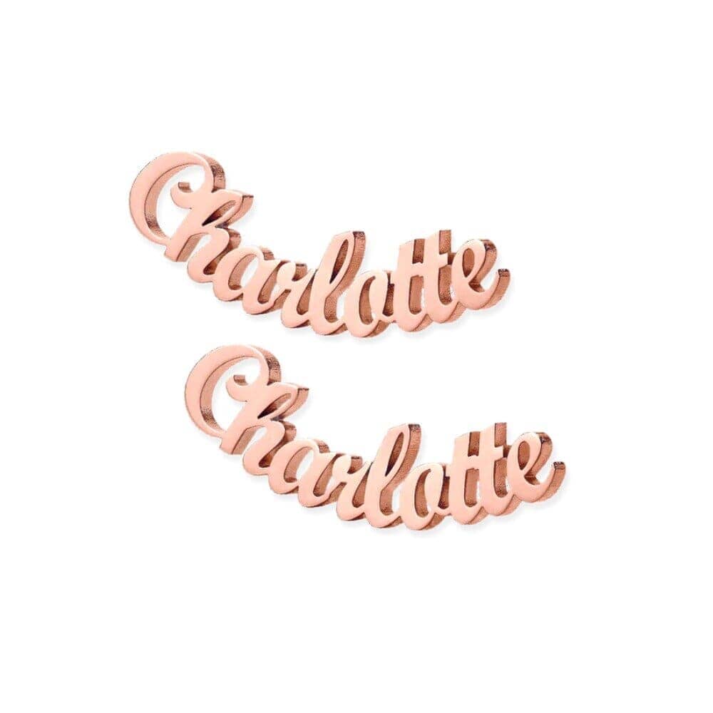 Shuvee – Boucles d'oreilles personnalisées gravées