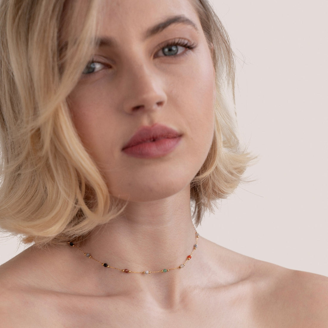 Lala - Collier avec perles et pierres