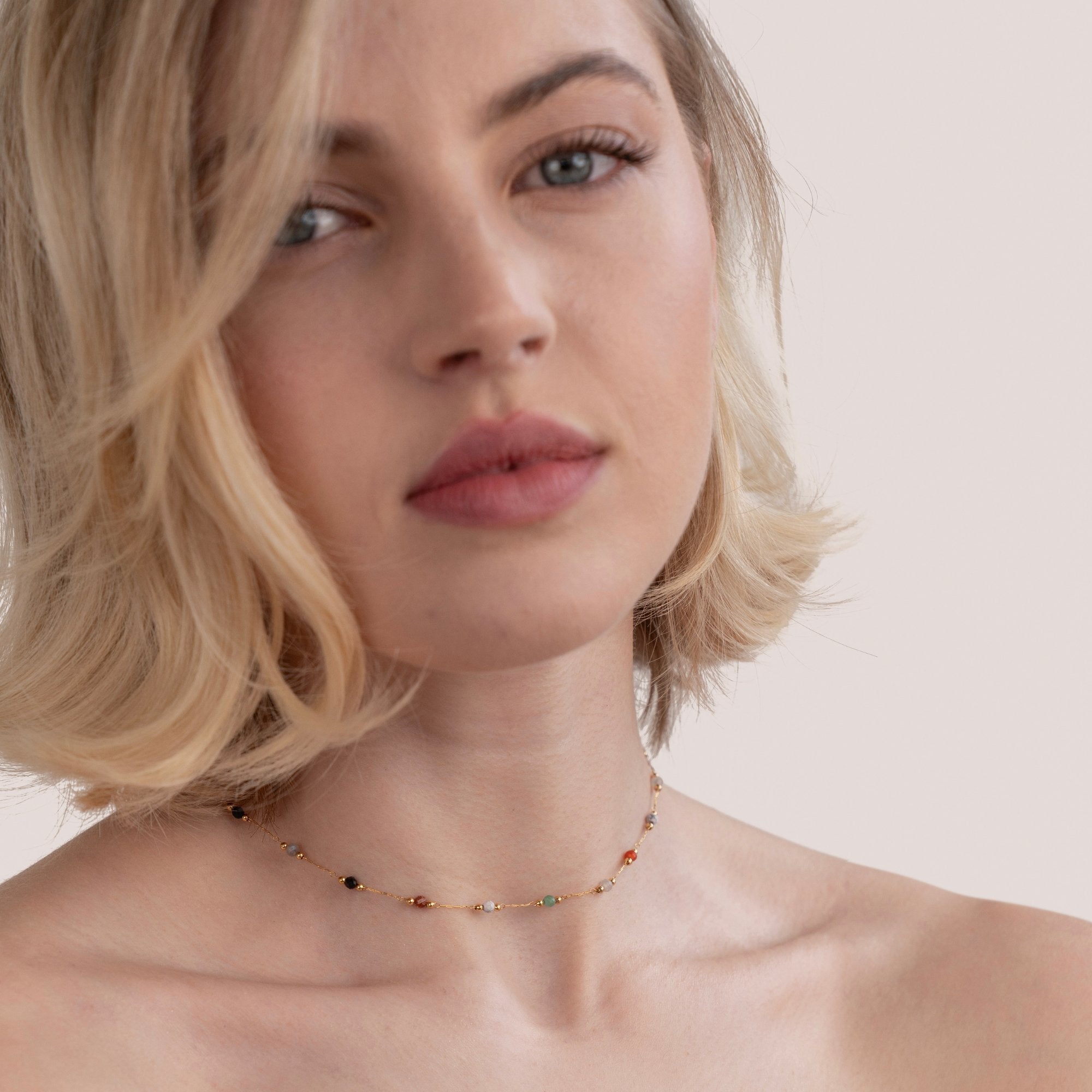 Lala - Collier avec perles et pierres
