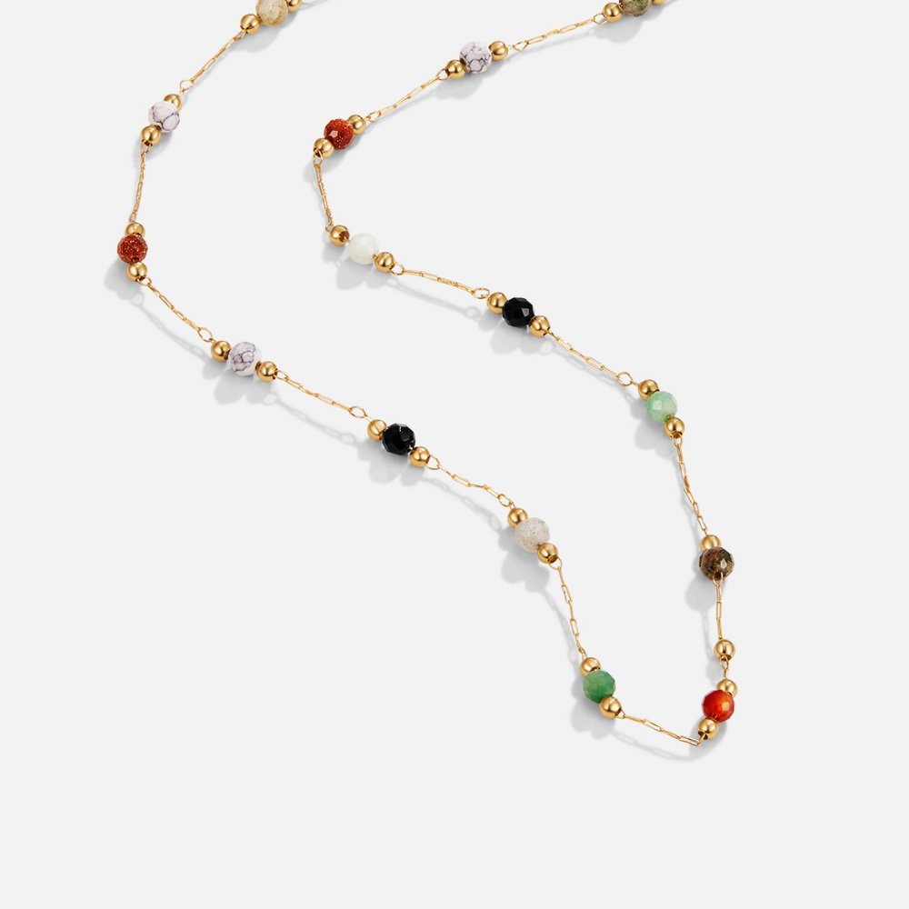 Lala - Collier avec perles et pierres