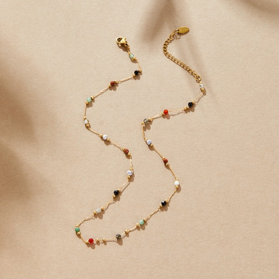 Lala - Collier avec perles et pierres