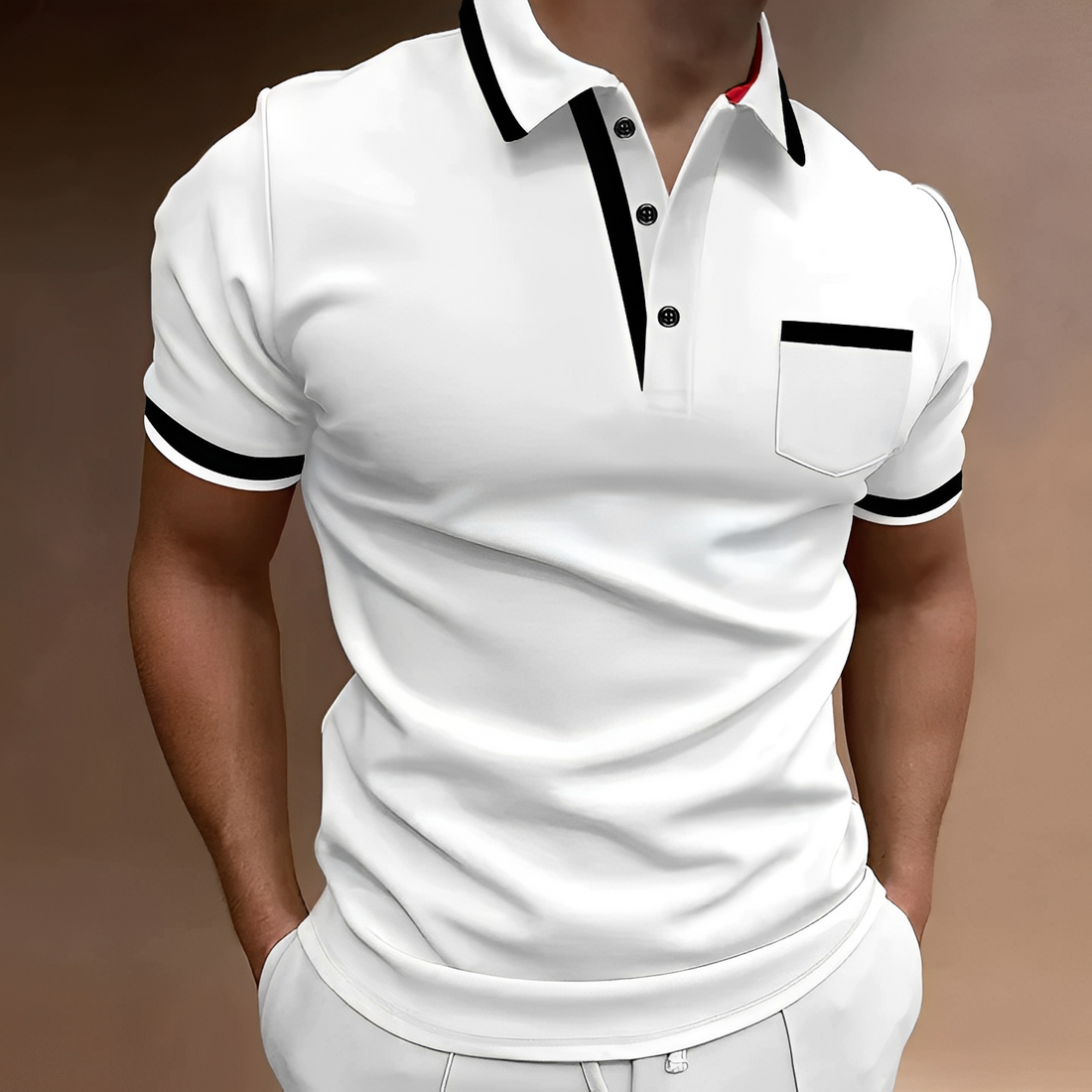 Geover - Polo décontracté à manches courtes pour homme