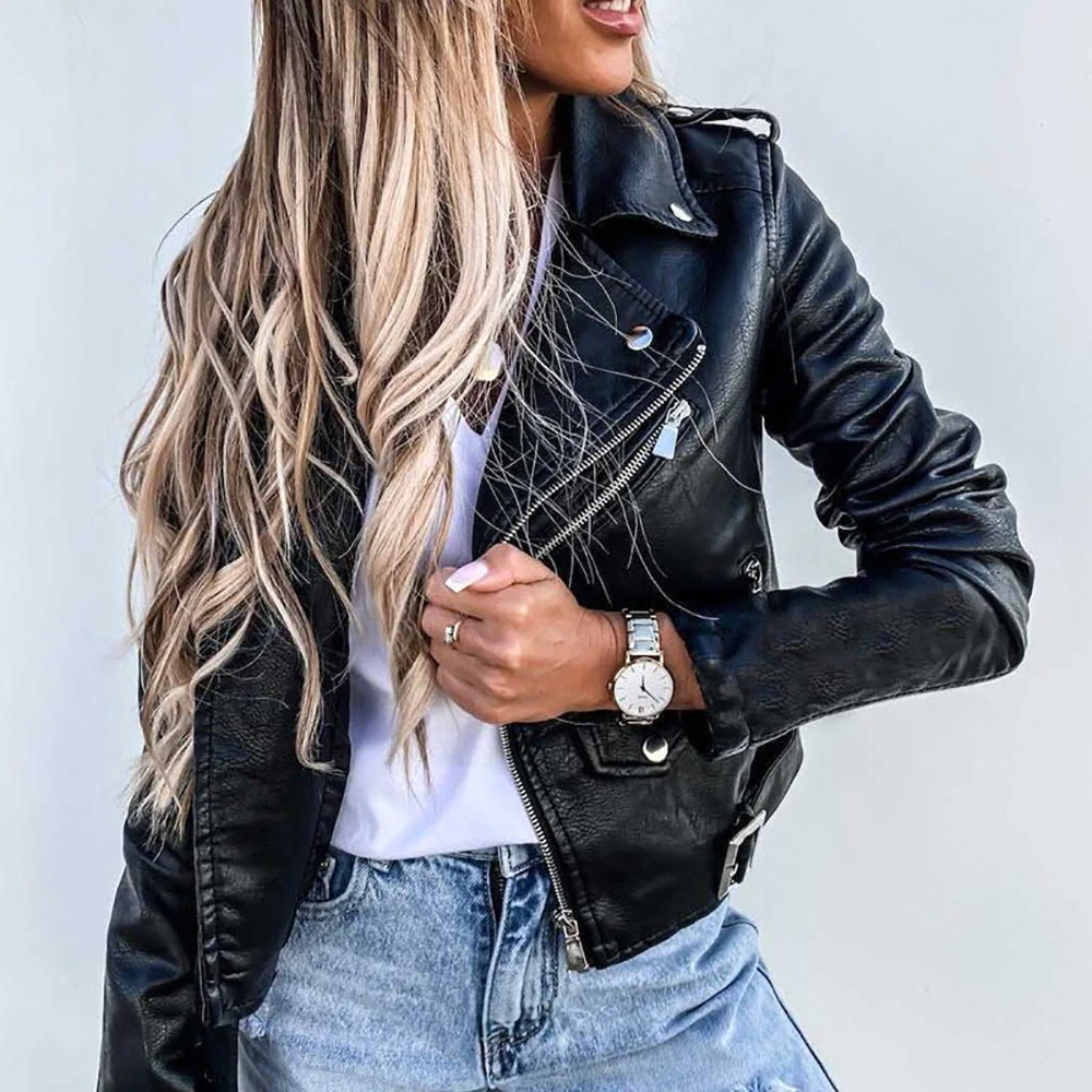 Rubie - Veste en cuir pour femmes