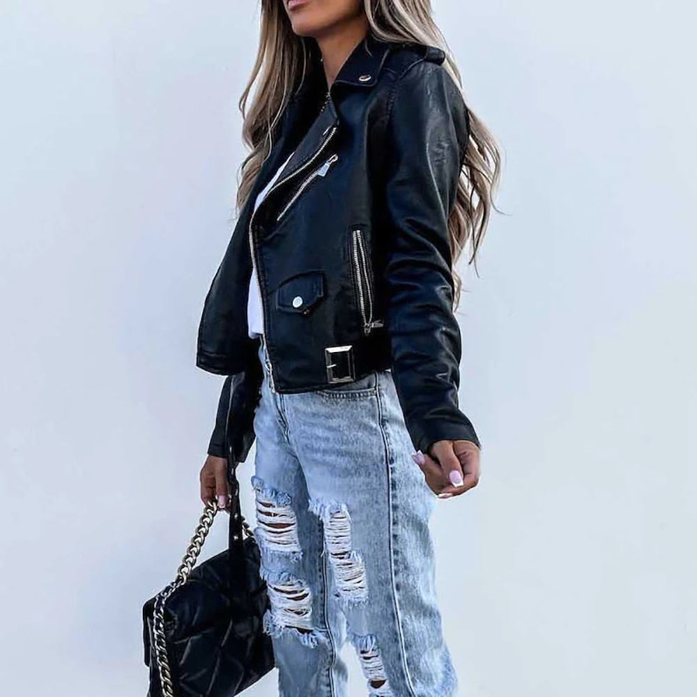 Rubie - Veste en cuir pour femmes
