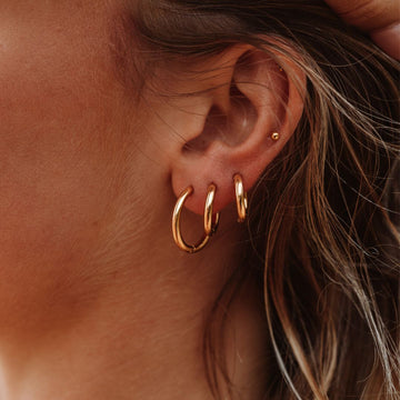 Clara – Boucles d'oreilles classiques étanches
