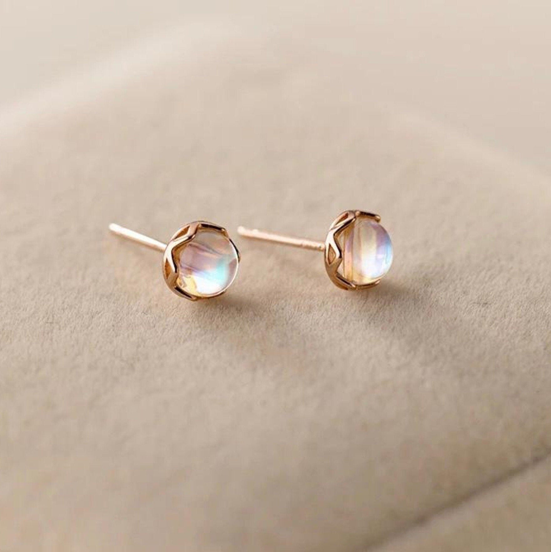 Organes de lune - Boucles d'Oreilles de boule cosmique