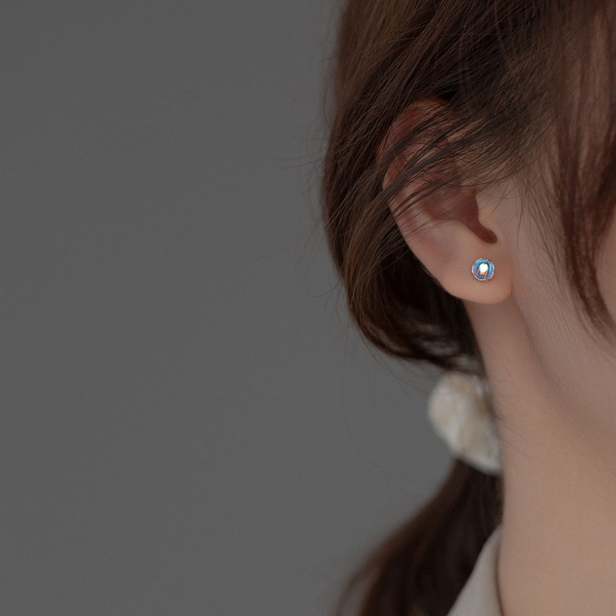 Organes de lune - Boucles d'Oreilles de boule cosmique