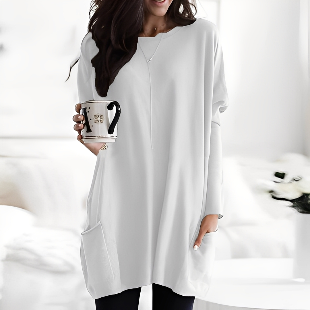 Diane - Modern long-sleeved sweater for women