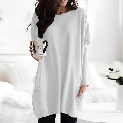 Diane - Modern long-sleeved sweater for women