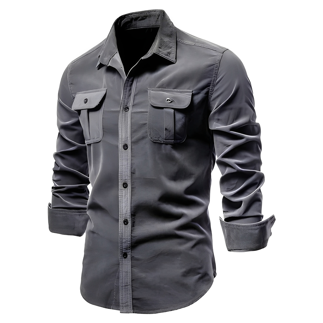Blake - Chemise homme décontractée à manches longues