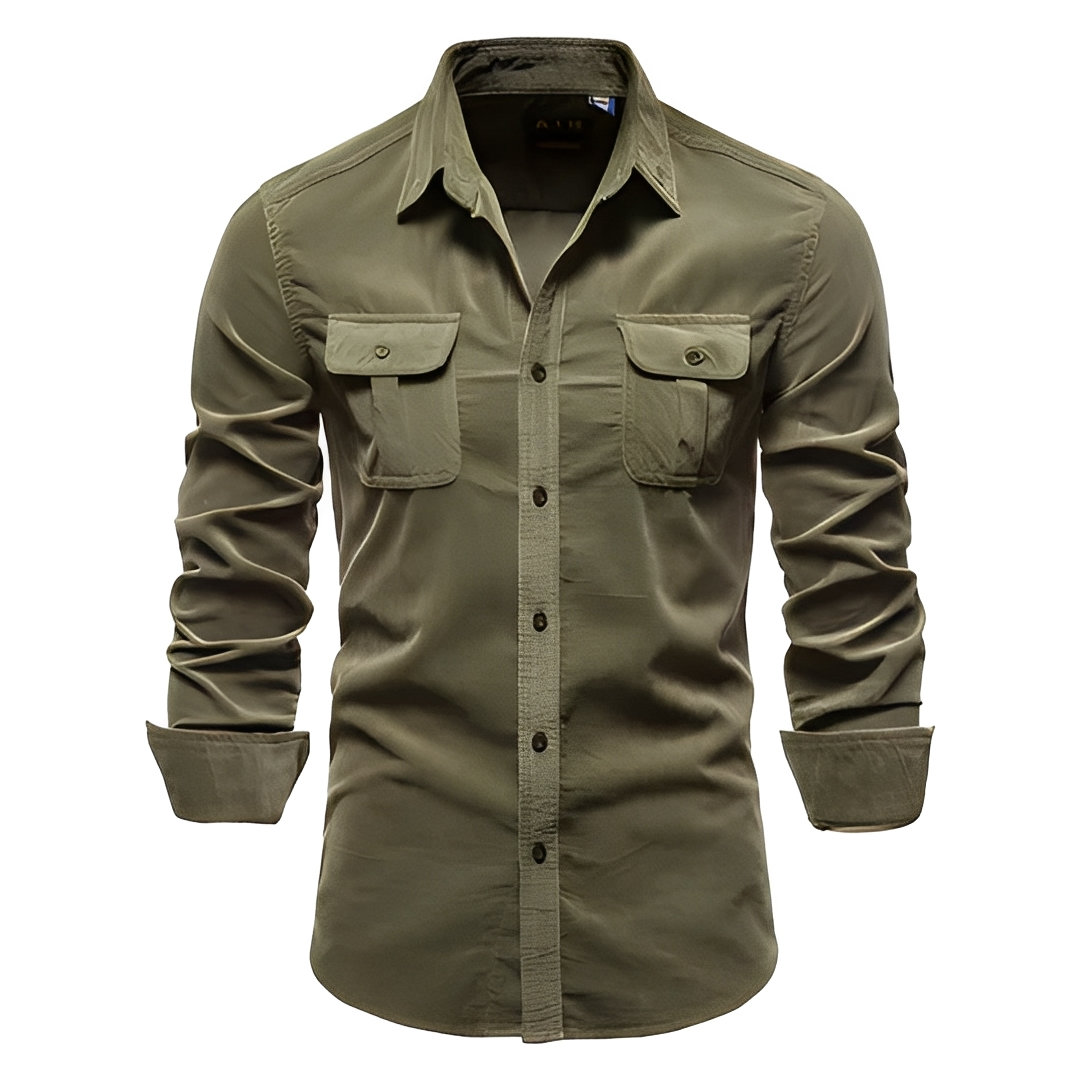 Blake - Chemise homme décontractée à manches longues