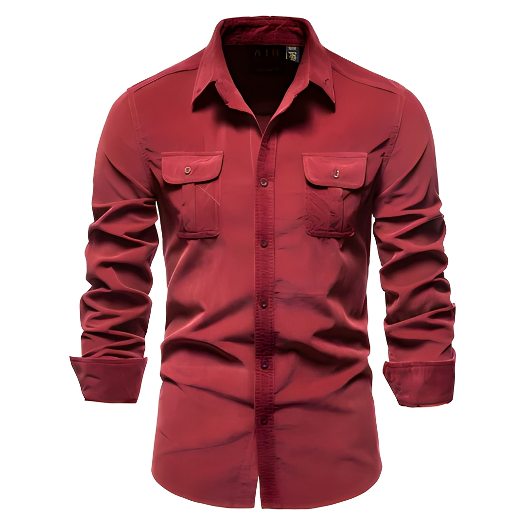 Blake - Chemise homme décontractée à manches longues
