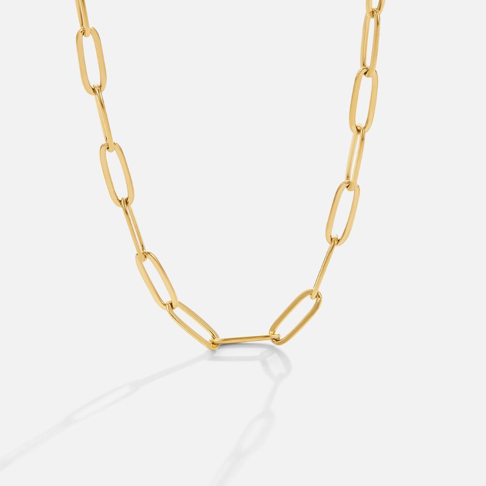 Mara – Collier clip doré