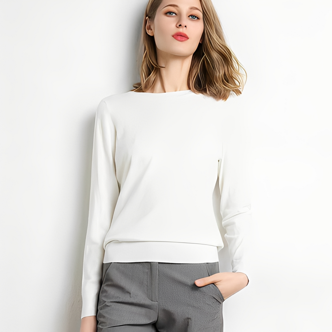 Kerren - Pull chaud et classique pour femmes