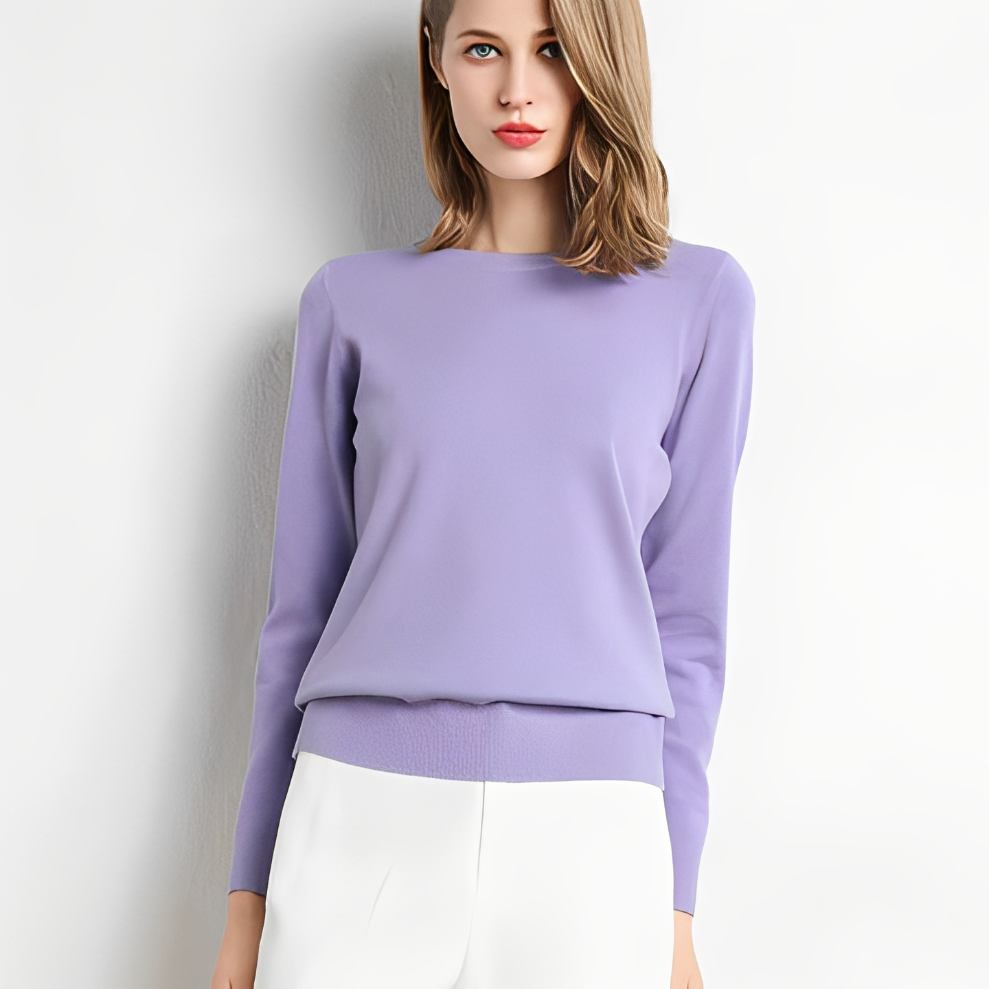 Kerren - Pull chaud et classique pour femmes