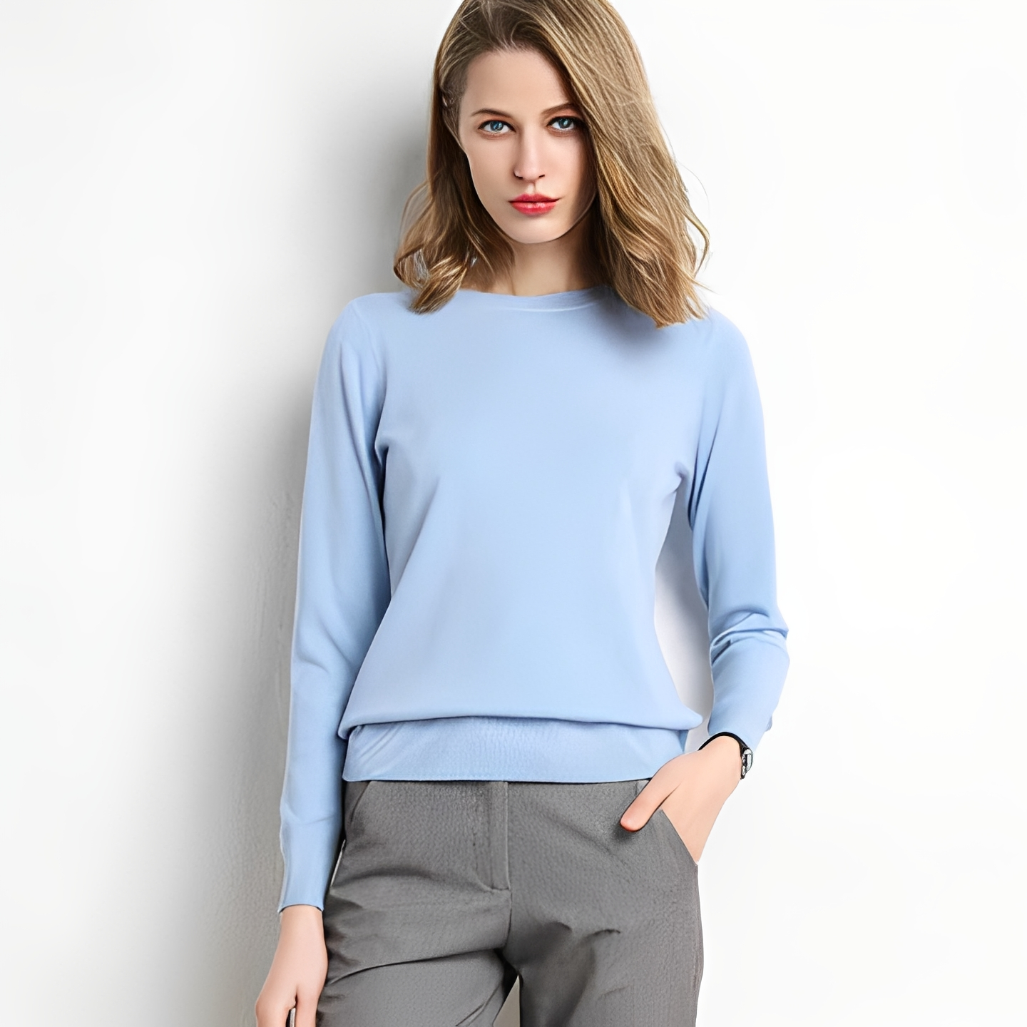 Kerren - Pull chaud et classique pour femmes