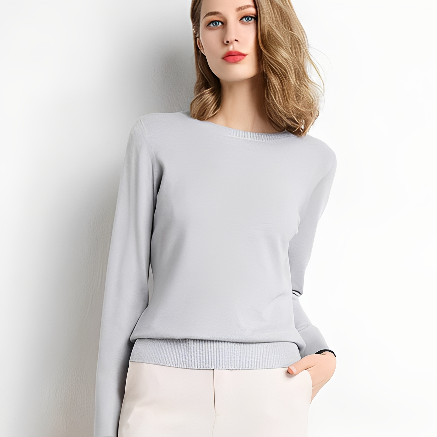 Kerren - Pull chaud et classique pour femmes