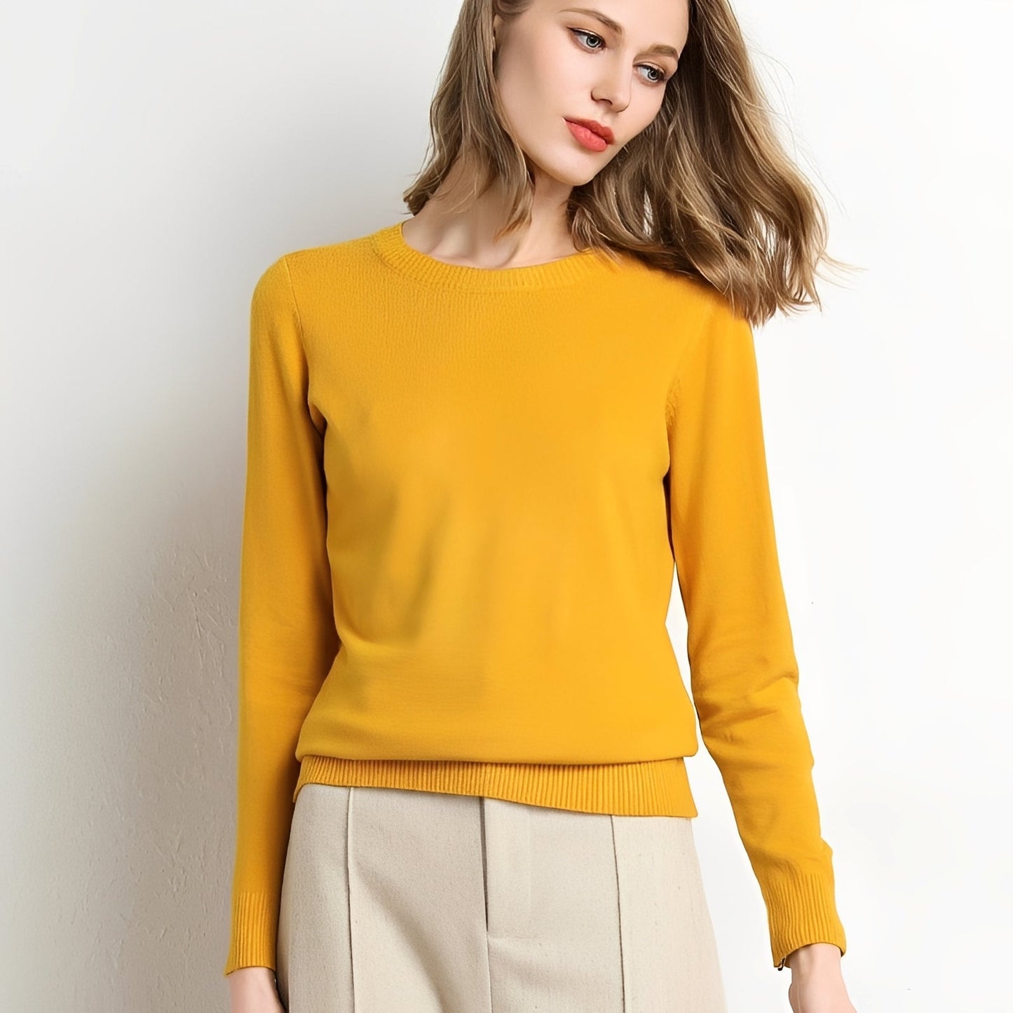 Kerren - Warm and classic sweater for women