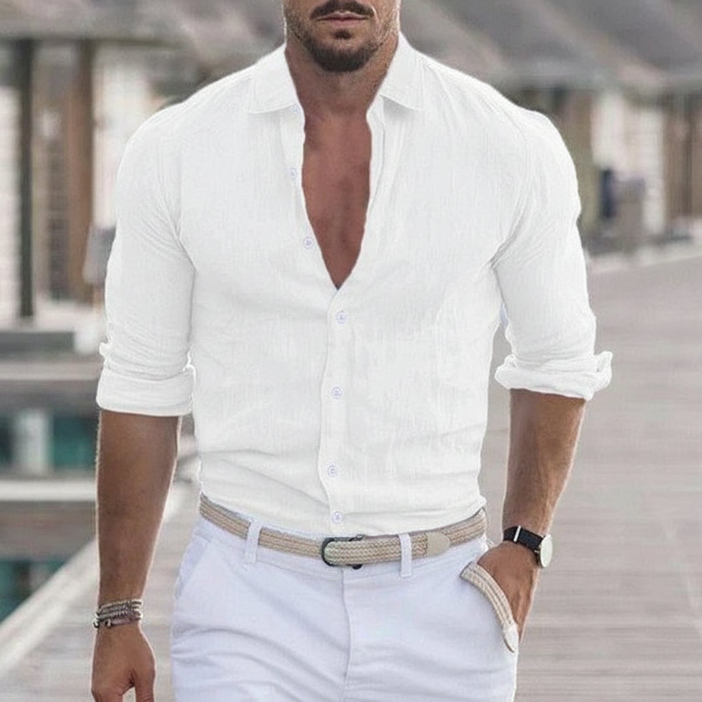 Chemise légère – Style estival élégant pour hommes