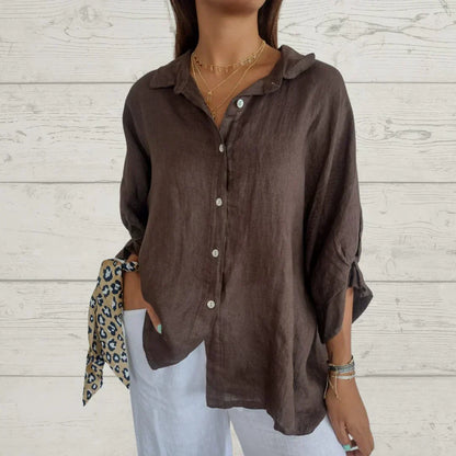 Madison - Timeless elegant blouse with buttons