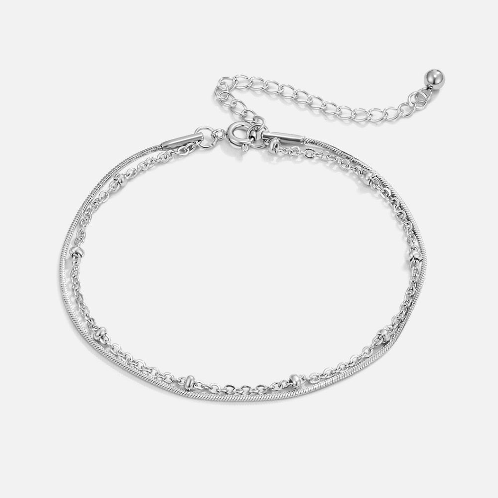 Oya - Bracelet en argent à plusieurs couches