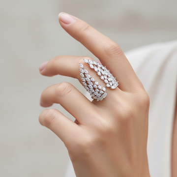 Isaline – Bague ailes d'ange en argent