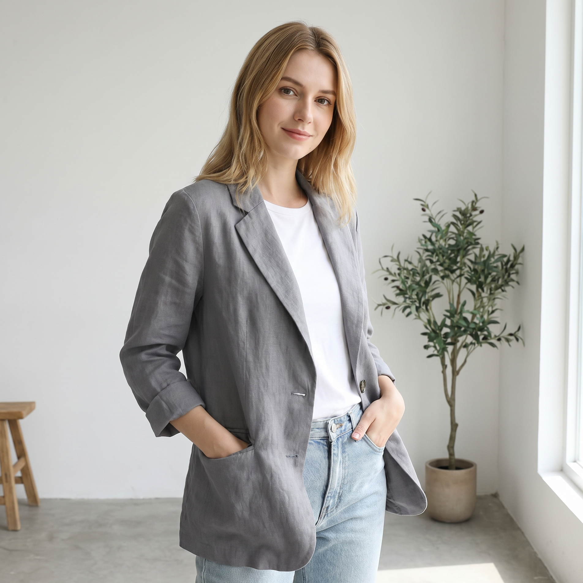 Juliette - Blazer Léger et Décontracté