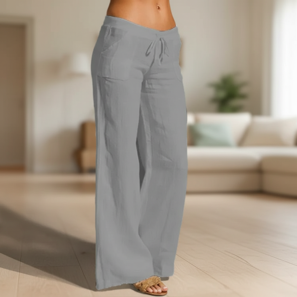 Kaori – Pantalon Confort Léger Style Estival